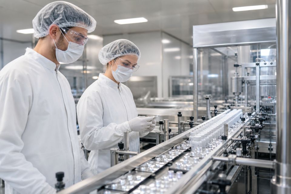 Pourquoi précision, propreté et traçabilité sont indispensables avec un convoyeur pharmaceutique ?